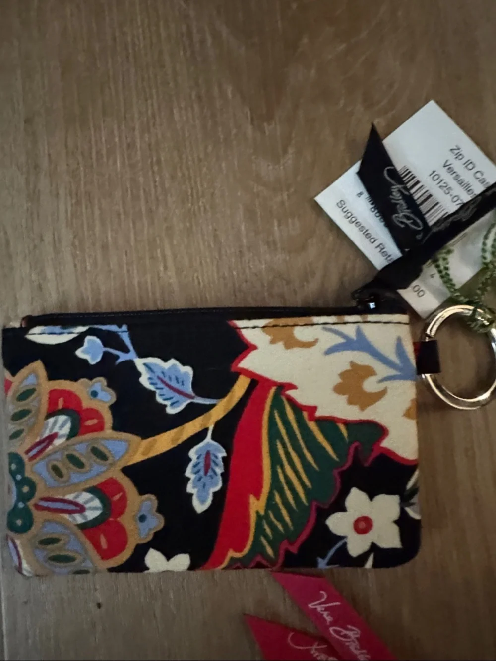 Vera Bradley Quilted Card Case Trio - Black, Brown, Pink - Picture 6 of 8